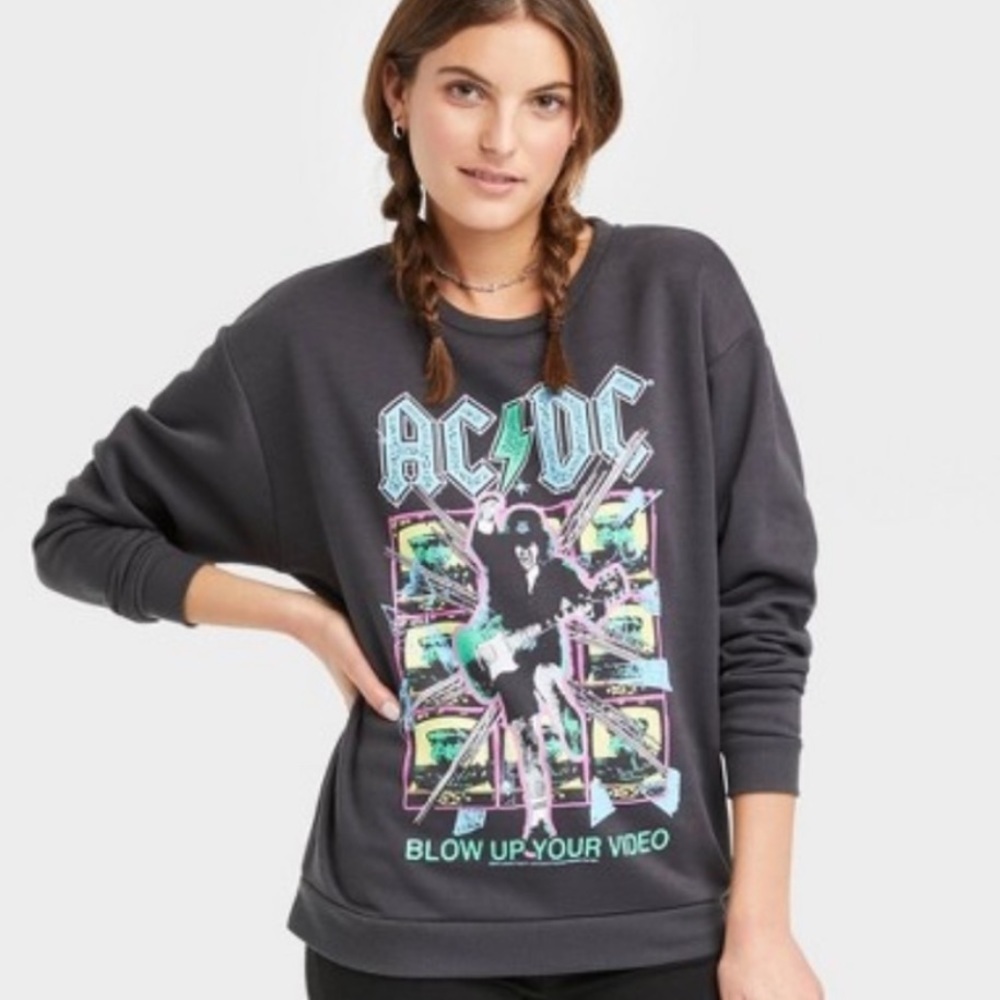 AC/DC Sweatshirt Size XL NWT